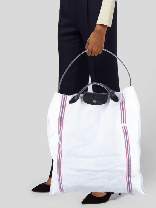Longchamp Handbags - Longchamp x Charvet Editions Le Pliage Torchon Limited Edition Tote